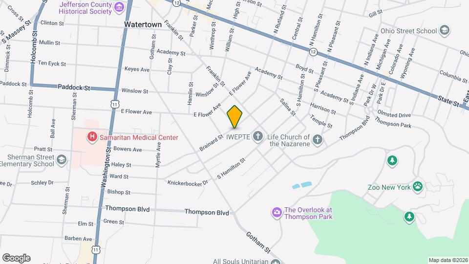 380 Brainard St Map and Location Details