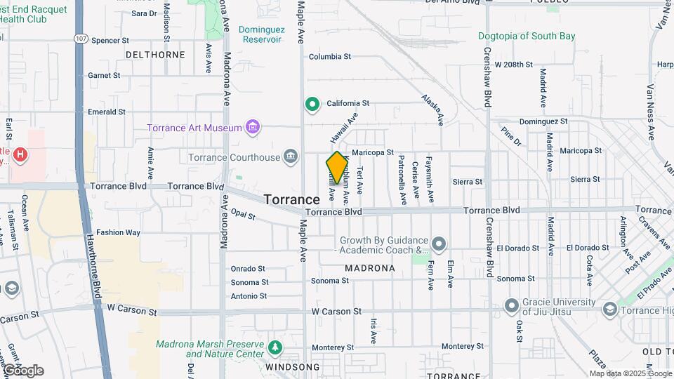 1020 Fonthill Ave Map and Location Details