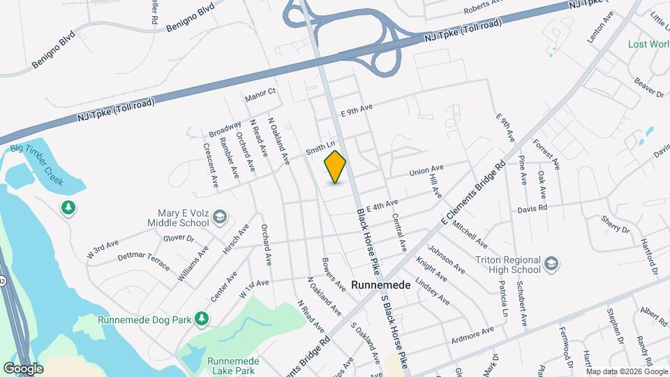 22 W 6th Ave Map and Location Details