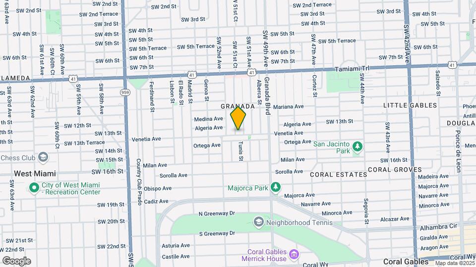 1231 Tangier St Map and Location Details