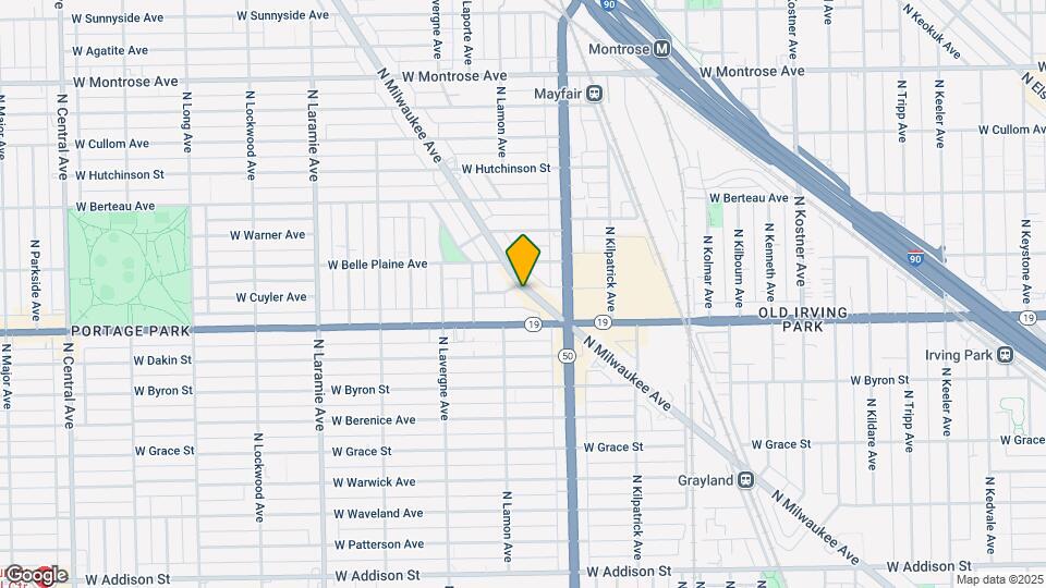 Portage Park Theater Apartments Map and Location Details