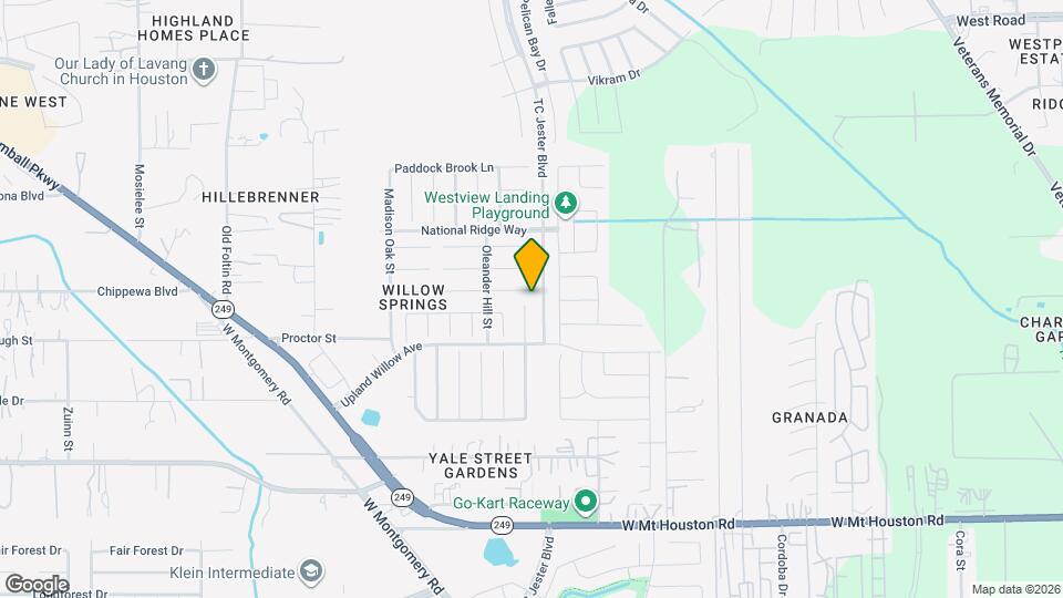 2707 Piney Lake Ct Map and Location Details