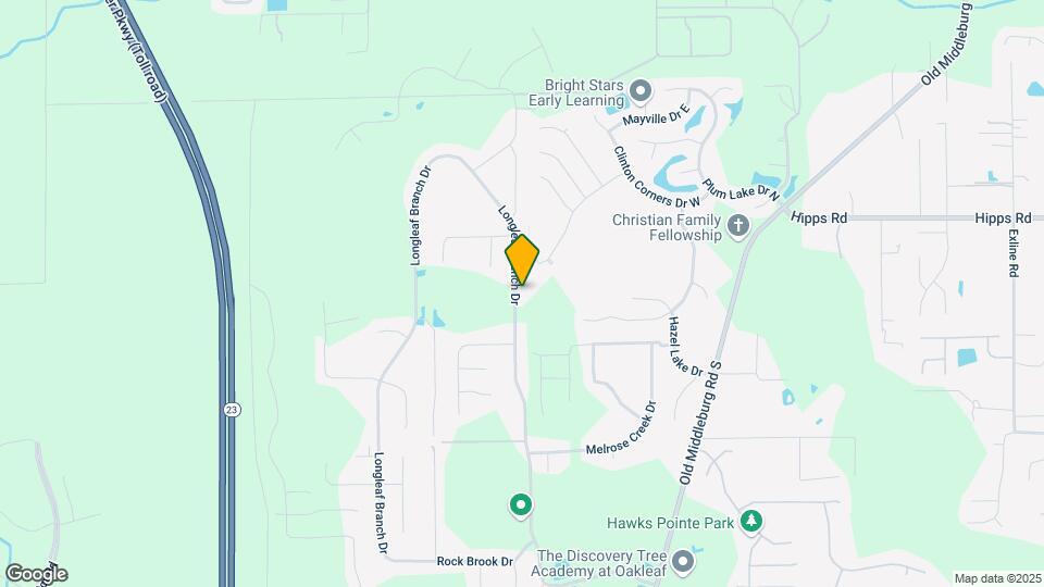 7165 Longleaf Branch Dr Map and Location Details