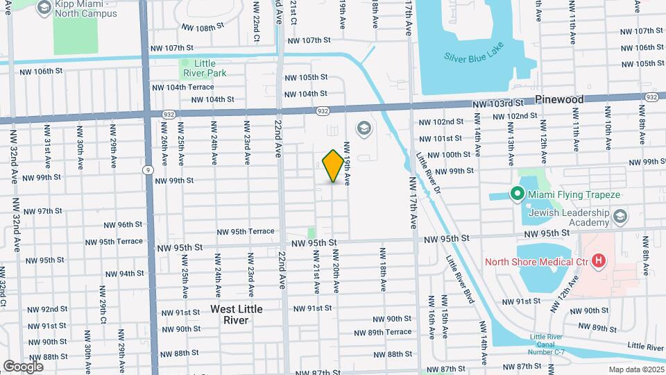 9745 NW 20th Ave Map and Location Details