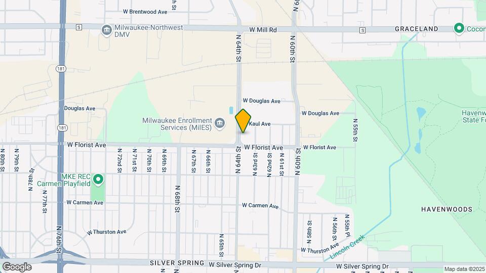 6018 N 64th St Mapa y Detalles de la Ubicación