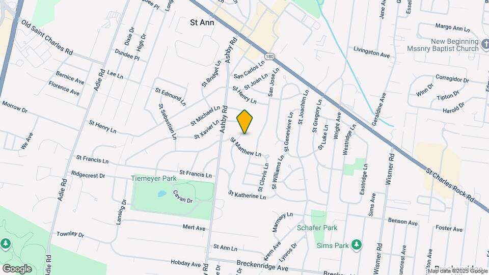 3514 St Blase Ln Mapa y Detalles de la Ubicación