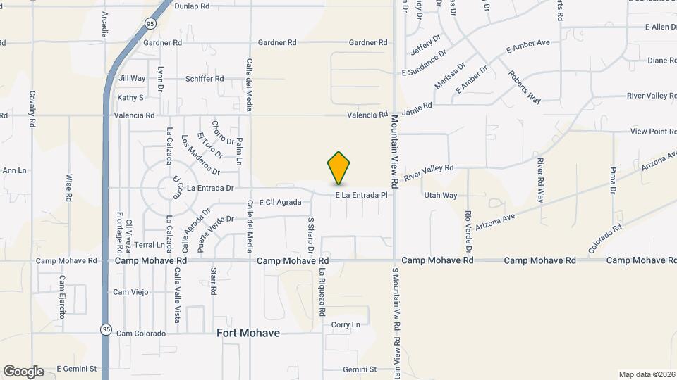 1903 E La Entrada Pl Map and Location Details