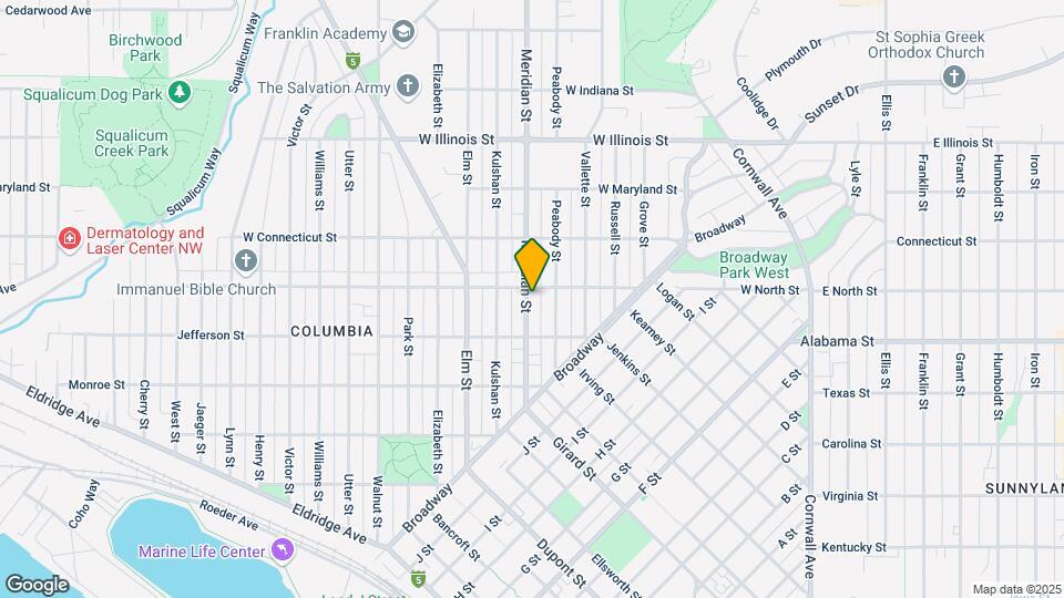 2524 Meridian St Map and Location Details
