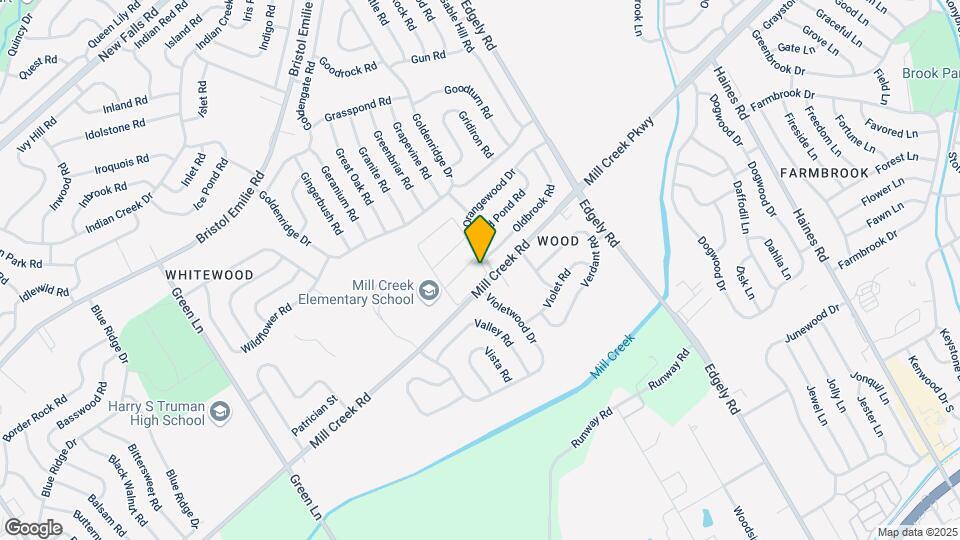 Orangewood Park Apartments Map and Location Details