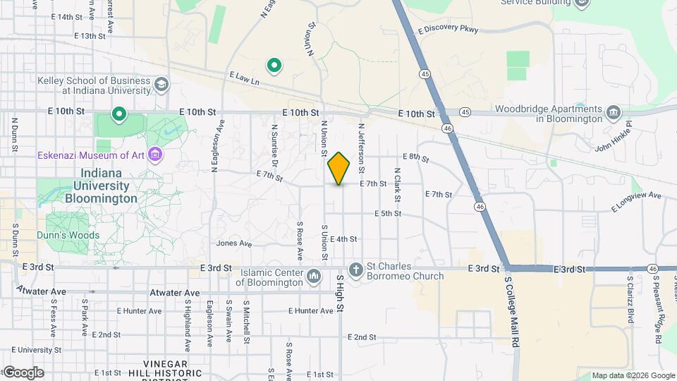 125 N Bryan Ave Map and Location Details