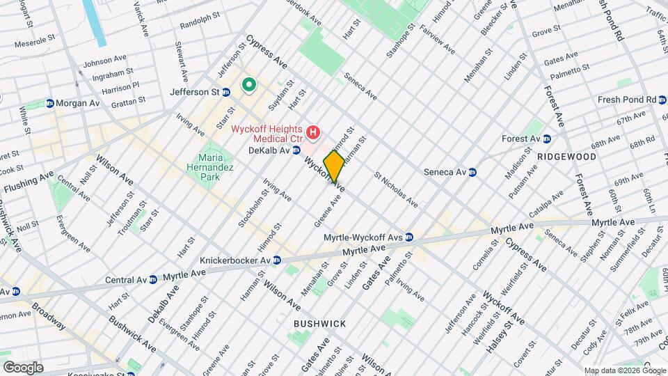 166 Wyckoff Ave Map and Location Details