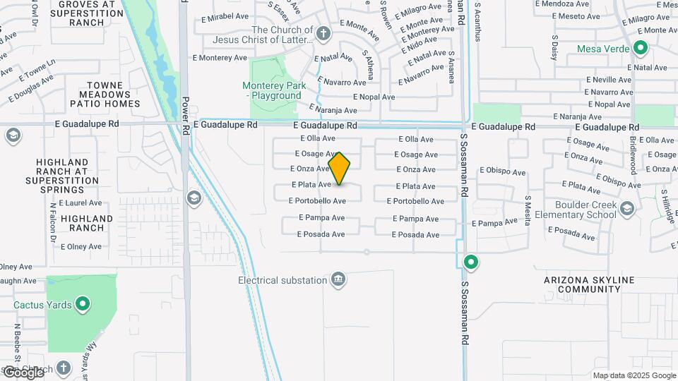 7229 E Plata Ave Map and Location Details