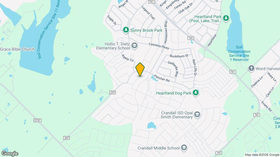 1874 Indigo Ln Mapa y Detalles de la Ubicación