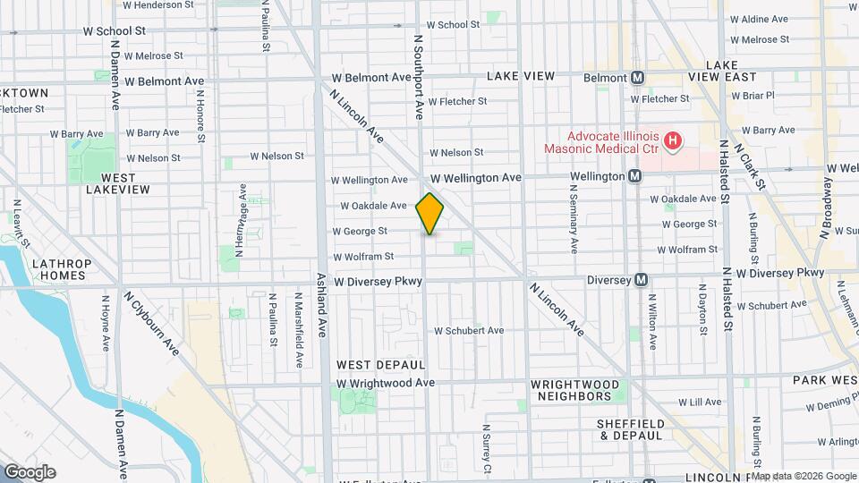 2847 N Southport Ave Map and Location Details