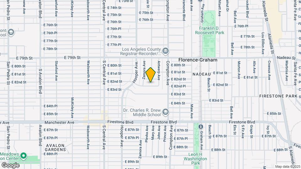1429 E 82nd St, Unit B Map and Location Details