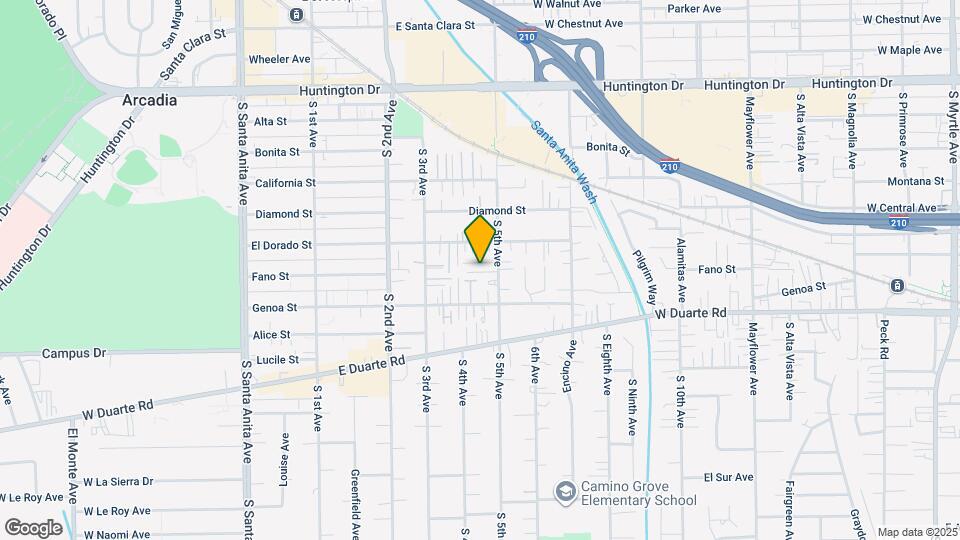 529 S 5th Ave Map and Location Details