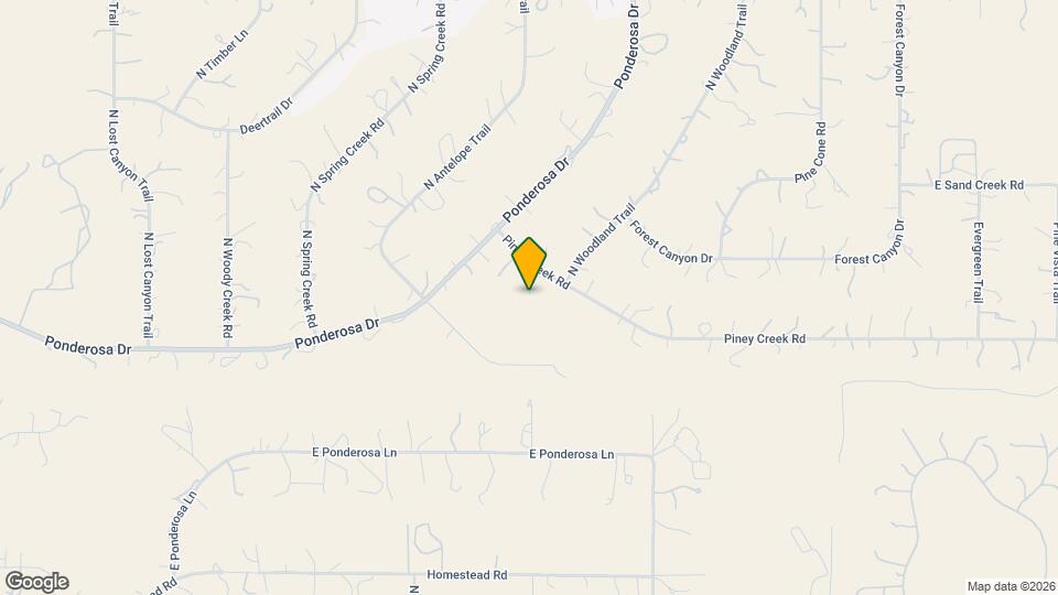 8374 Piney Creek Rd Map and Location Details
