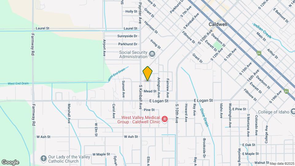 1502 Ellis Ave Map and Location Details