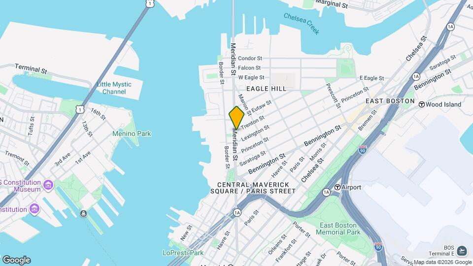 321 Meridian St Map and Location Details