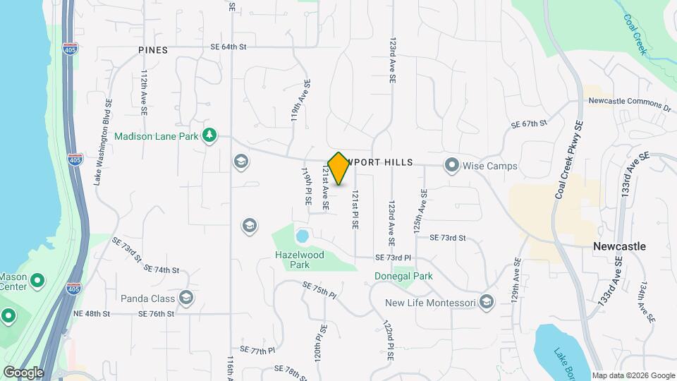 12116 SE 71st St Map and Location Details