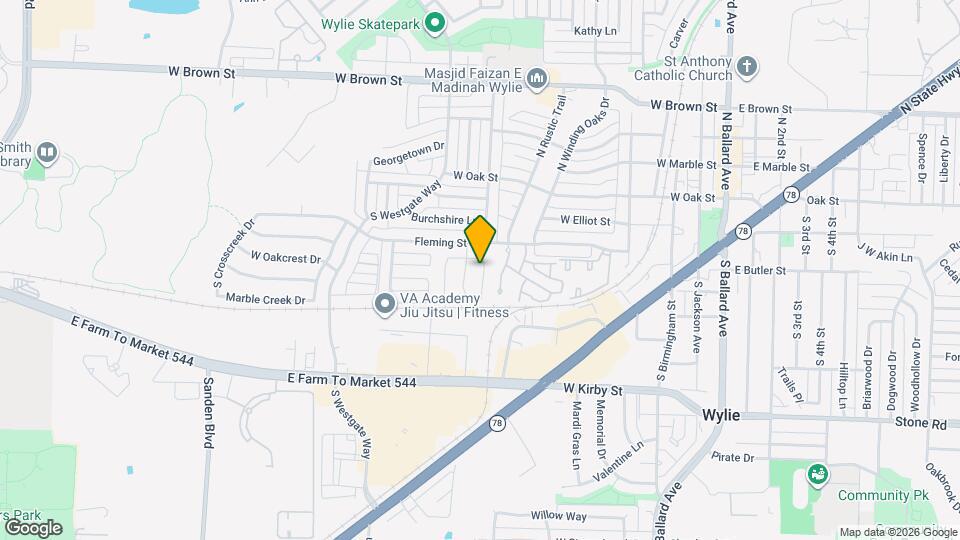 313 Austin Ave Mapa y Detalles de la Ubicación