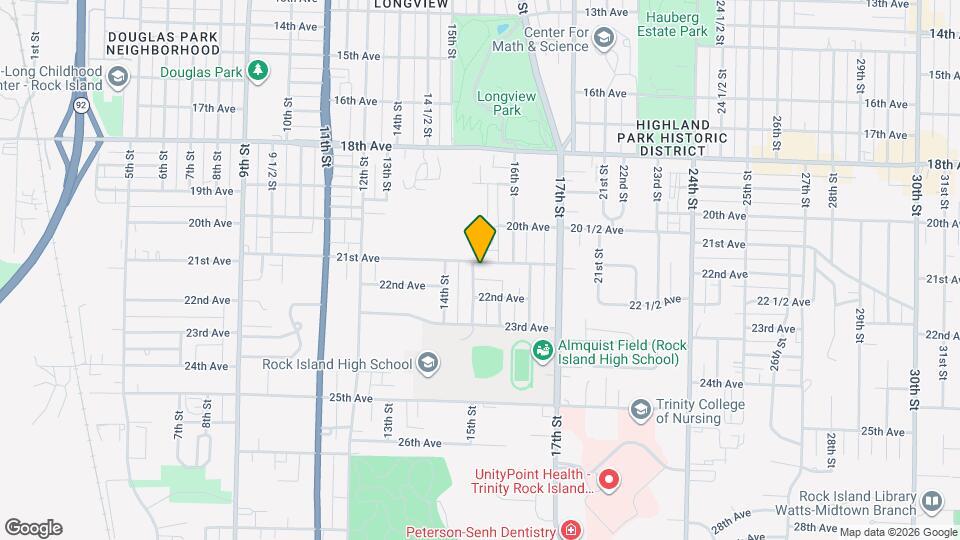 1516 21st Ave Map and Location Details