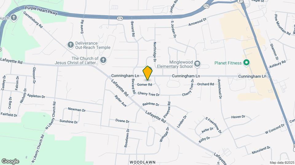 307 Gomer Rd Map and Location Details