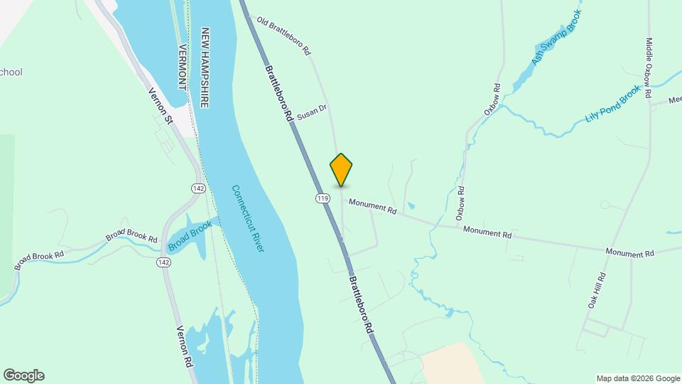 33 Old Brattleboro Rd, Unit Unit 2 Map and Location Details