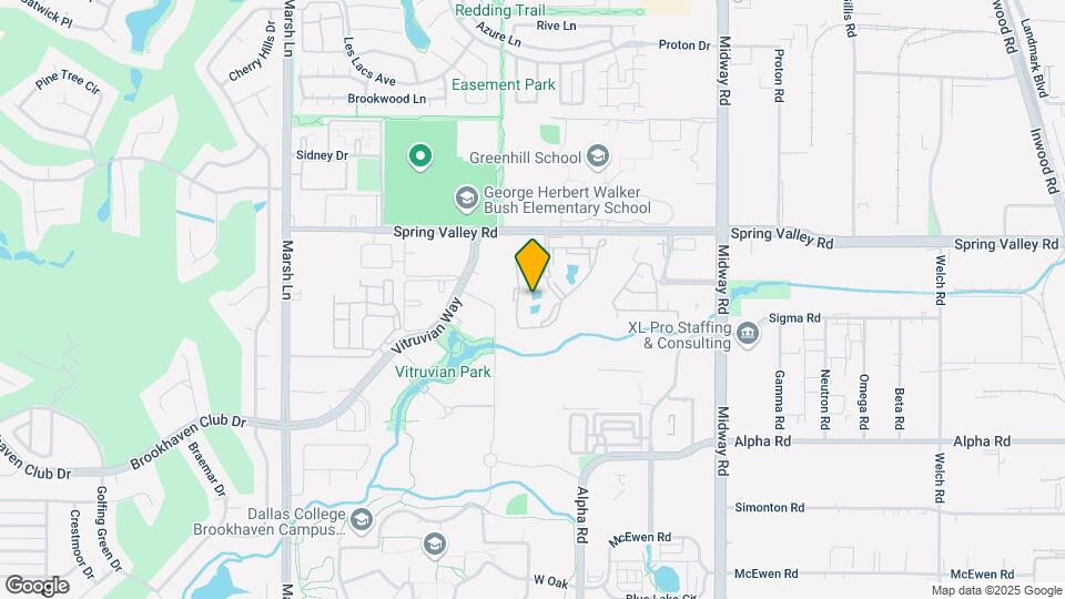 3950 Spring Valley Rd Map and Location Details
