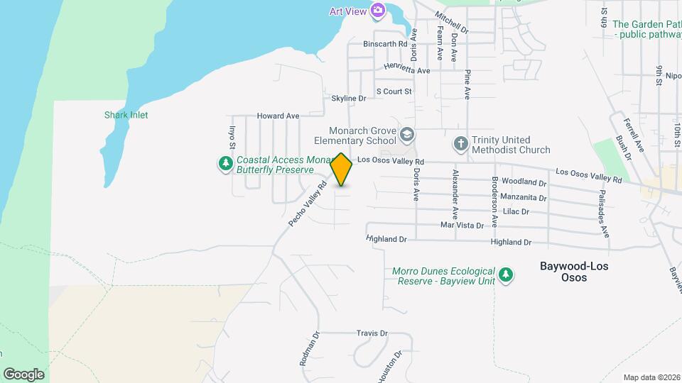 254 Los Padres Ct Map and Location Details