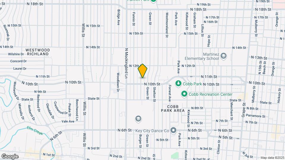 1017 Burger St Map and Location Details