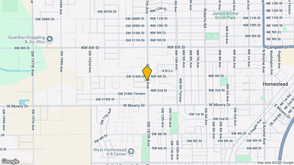 18700 SW 316th Terrace Map and Location Details