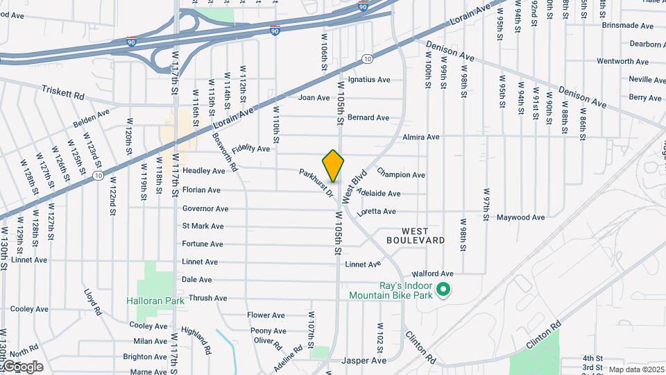 10518 Parkhurst Dr Map and Location Details