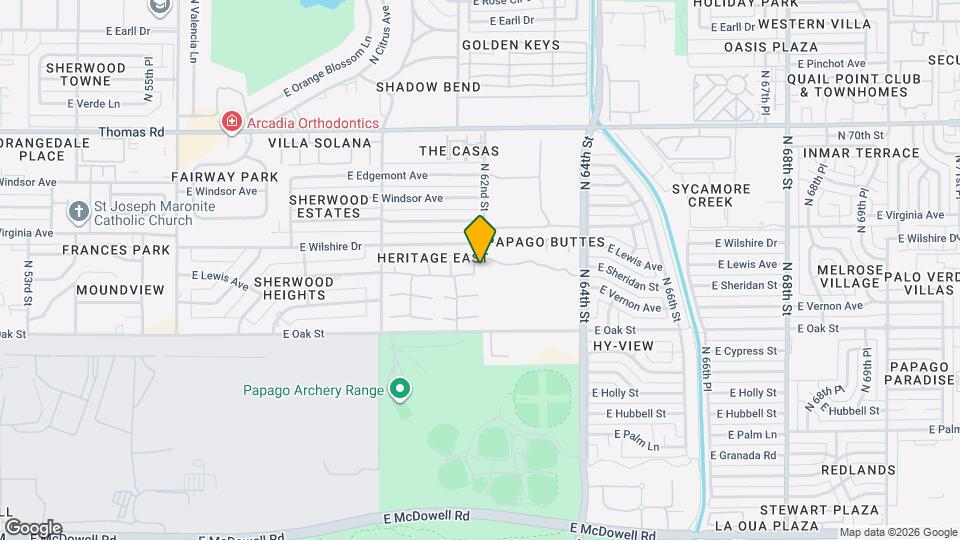 2505 N 61st Way Map and Location Details