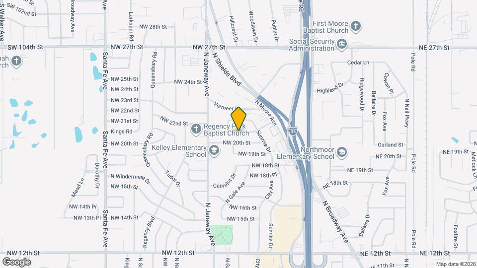 628 NW 21st St Map and Location Details