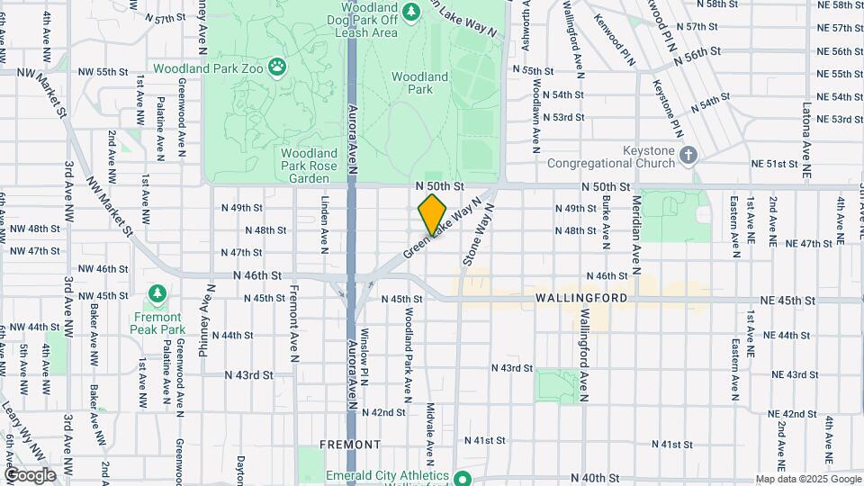 4708 Midvale Ave N, Unit Room 1 Map and Location Details