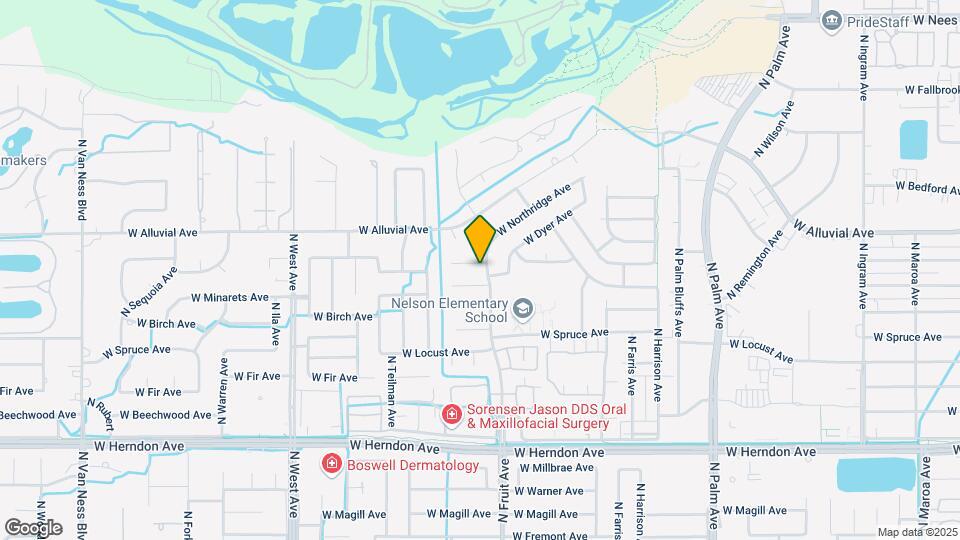 1419 W Pinedale Ave Map and Location Details