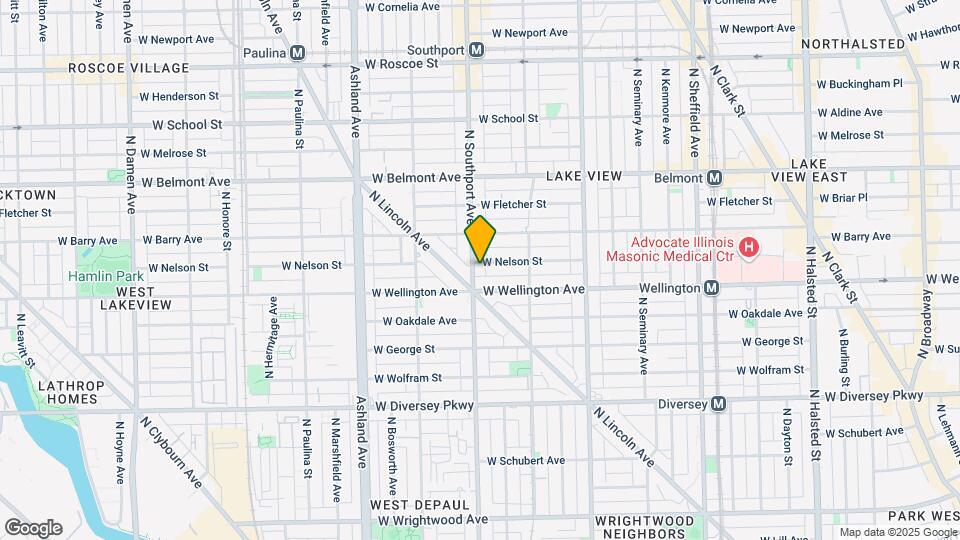3021 N Southport Ave, Unit 2A Map and Location Details