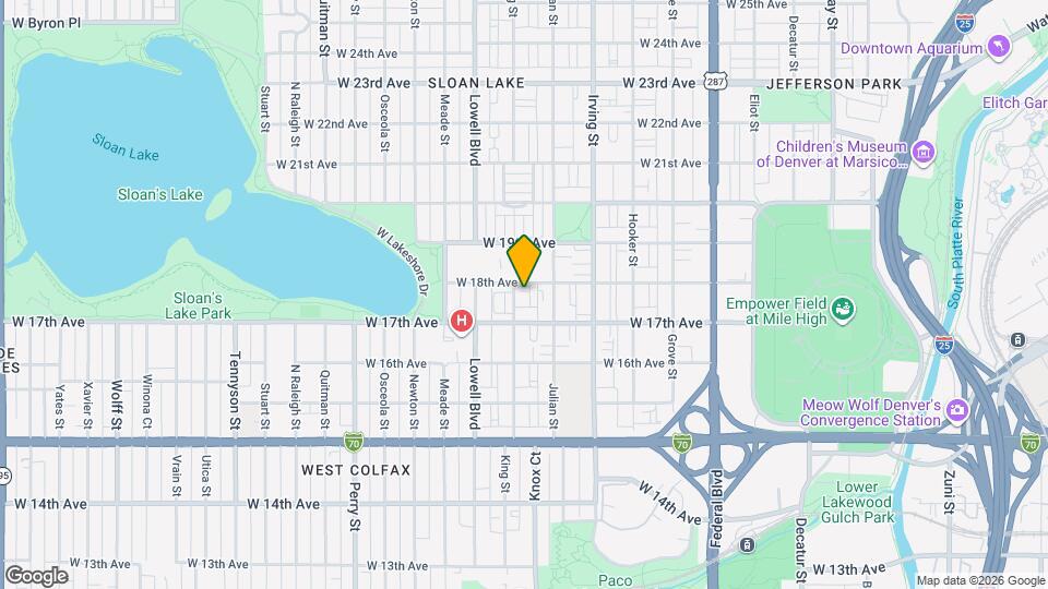 1736 King St, Unit B Mapa y Detalles de la Ubicación