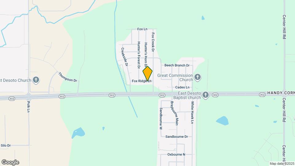 12923 Fox Ridge Ln Map and Location Details