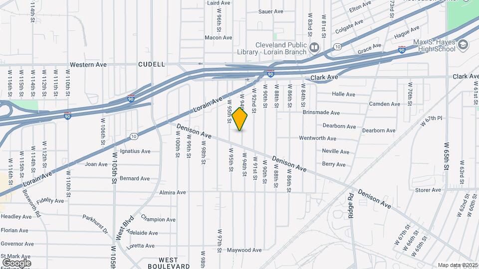 3222 W 94th St Map and Location Details