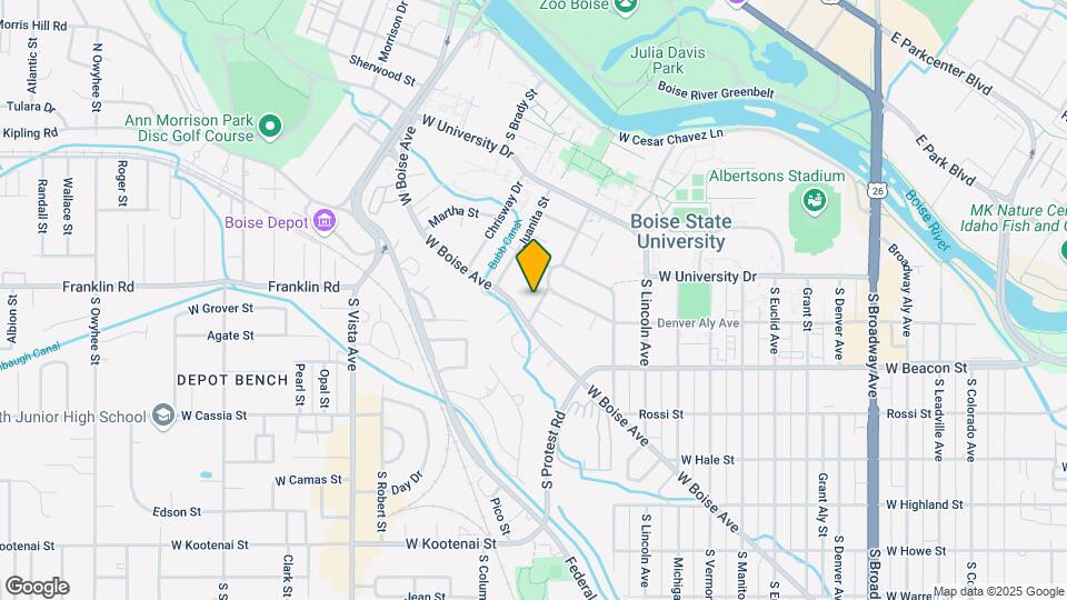 1615 S Joyce St Map and Location Details