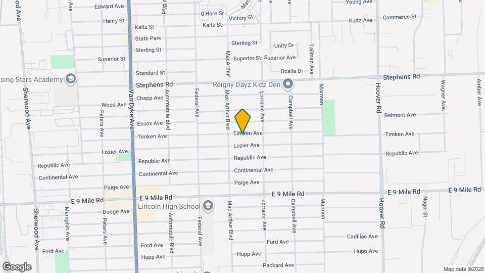 8660 Timken Ave Map and Location Details