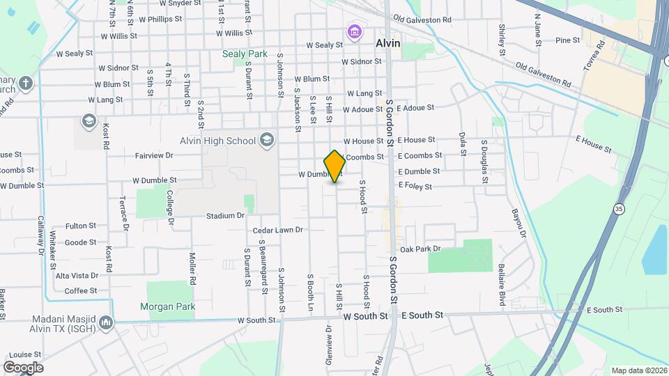 Foley Hills Apts. Map and Location Details