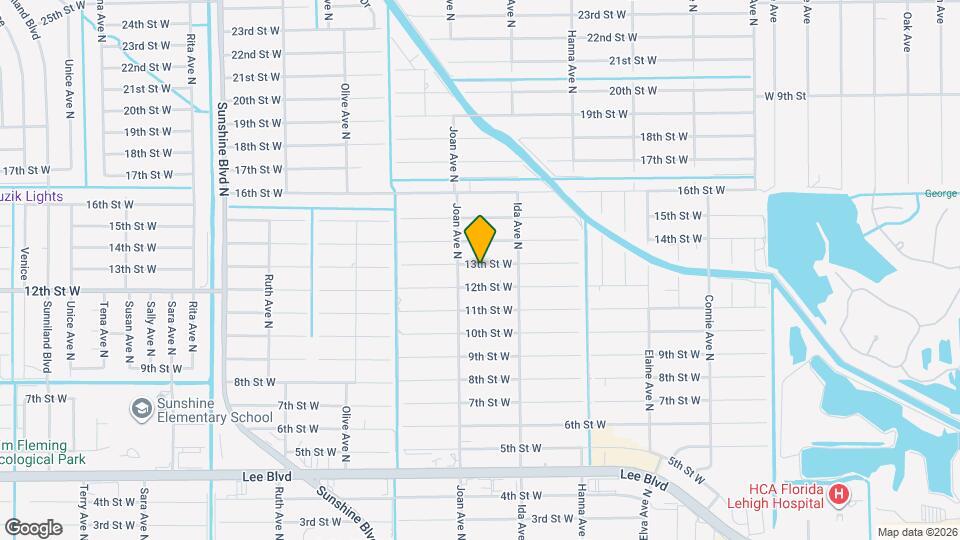 2913 13th St W Map and Location Details