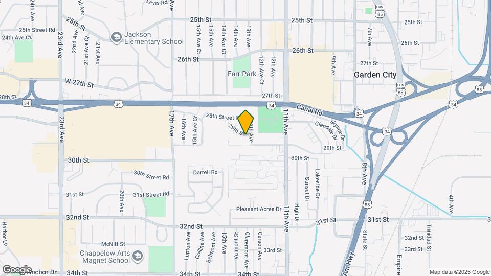 1304 29th St Map and Location Details