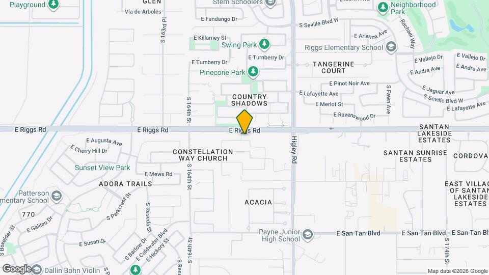 3010 E Augusta Ave Map and Location Details