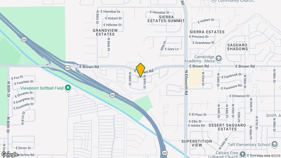 1123 N 88th Pl Map and Location Details