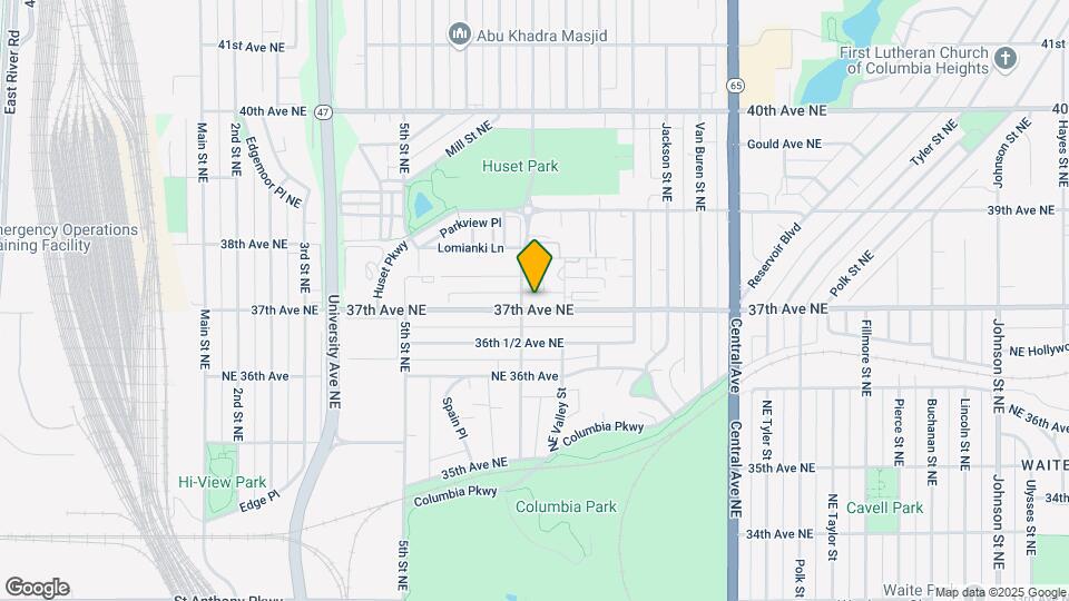 631 37th Ave NE Map and Location Details