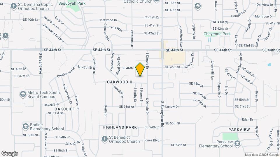 4012 SE 47th St Map and Location Details